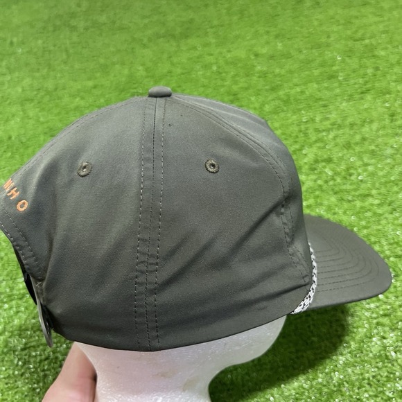 Poncho Outdoors Duck Hat Snapback Rope‎ Embroidered EUC Olive Drab Hunting. - Picture 5 of 6